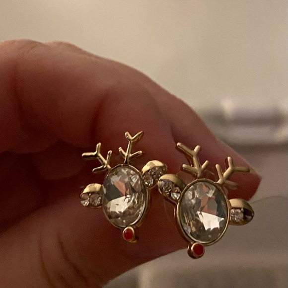 New Reindeer Headband and Earrings - Picture 2 of 2